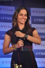 Sania Nehwal unveils Titan watches new range in Taj Land_s End, Bandra, Mumbai on 6th July 2011 (9).JPG
